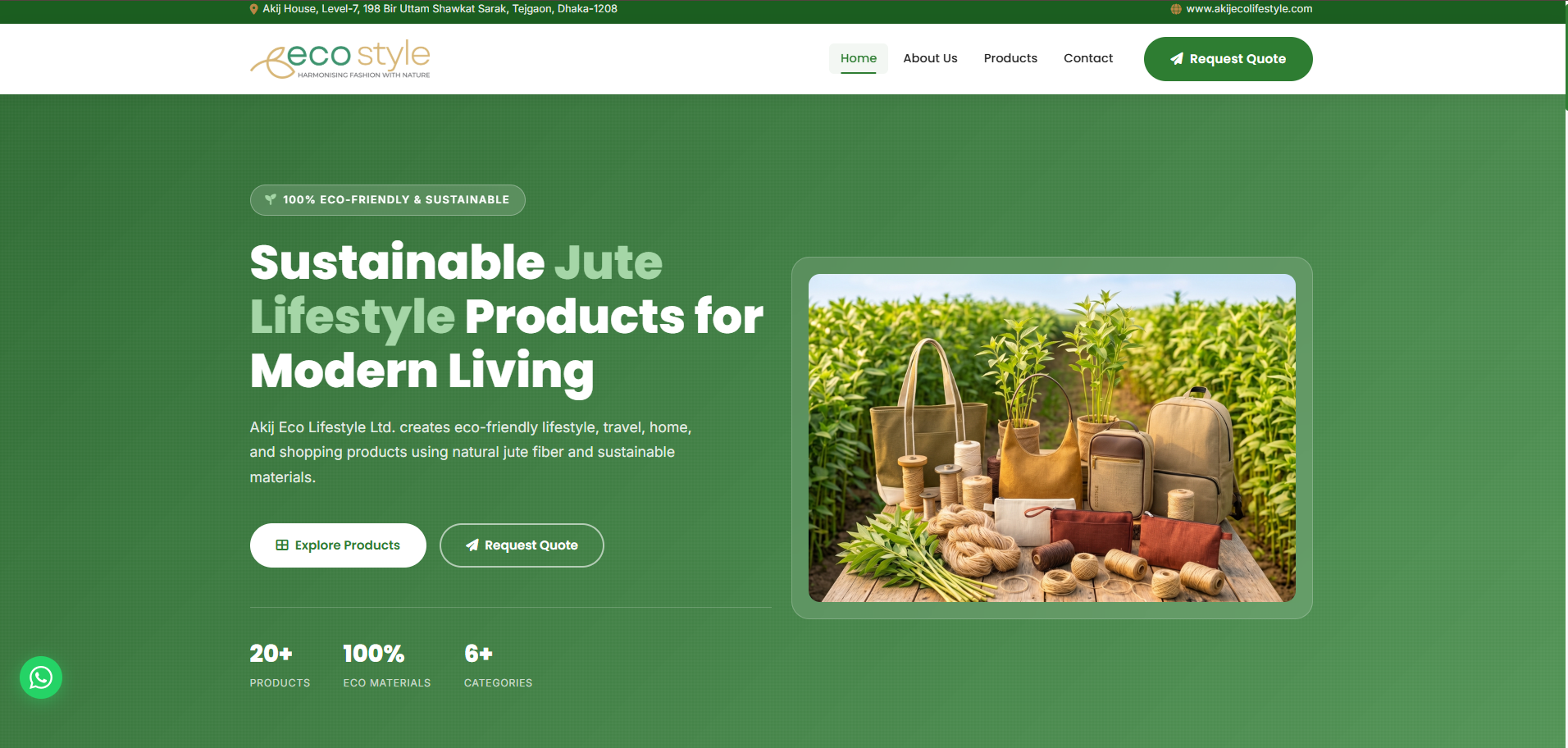 Eco-Friendly E-Commerce Web Application